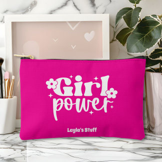 Girl Power Pink アクセサリーポーチ
