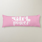 Girl Power Pink ボディピロー (正面)