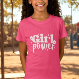 Girl Power Pink Tシャツ