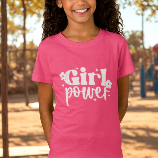 Girl Power Pink Tシャツ
