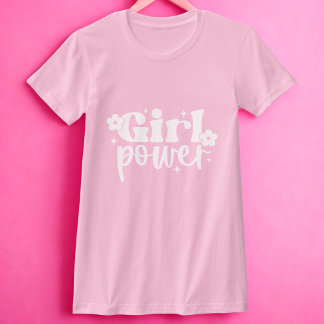 Girl Power Pink Tシャツ