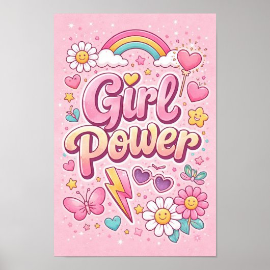 Girl Power Printable Poster ポスター (正面)