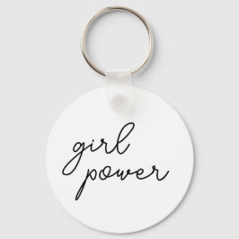 Girl Power Vibes | Cute Feminist Keychain Design キーホルダー