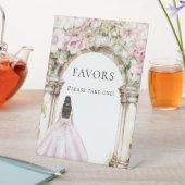 Girl princess dress party favor sign 台座サイン (インサイチュ)