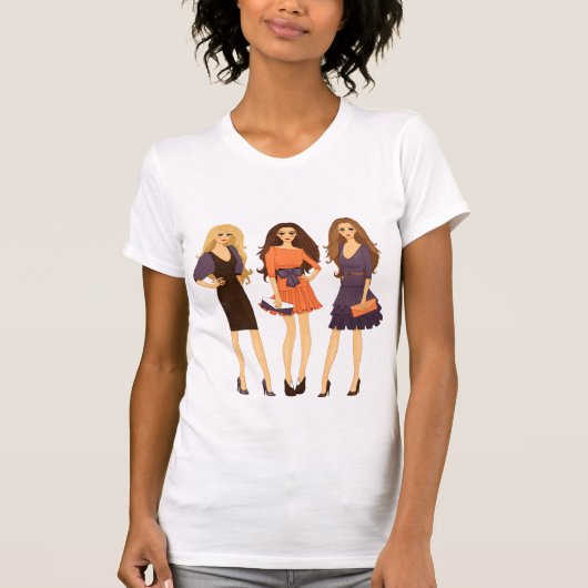 Girl Print Tee Tシャツ (正面)
