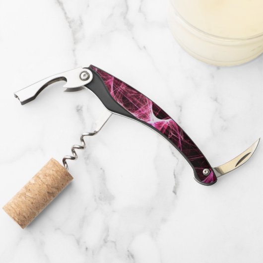 Girl Punk Rock Pink Energy Waves ソムリエナイフ (正面)