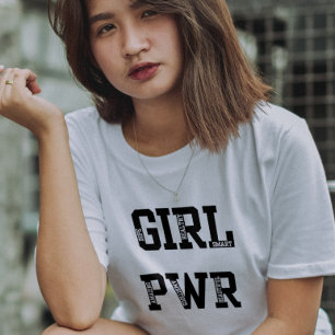 Girl PwrグラフィックTシャツ Tシャツ