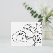 Girl Reading ポストカード (スタンド正面)