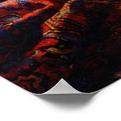 Girl Reading a Letter at an Open Window by Vermeer ポスター (角)