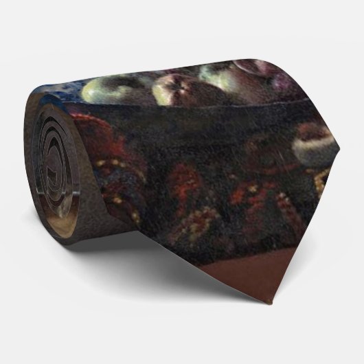 Girl Reading a Letter at an Open Window, Vermeer ネクタイ (ロール)