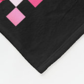 Girl Retro Jonas Groovy Flower First Name D 80's  フリースブランケット (角)