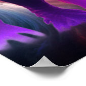 Girl Riding Dinosaur for Adults + Kid's Wall Room ポスター (角)