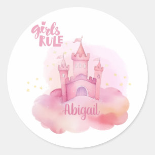 Girl Rule Palace on the Pink Cloudカスタマイズ ラウンドシール