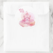 Girl Rule Palace on the Pink Cloudカスタマイズ ラウンドシール (バッグ)