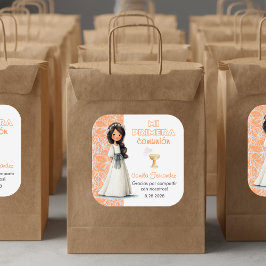Girl’s First Holy Communion Cute Favors and Gifts スクエアシール