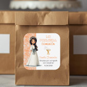 Girl’s First Holy Communion Cute Favors and Gifts スクエアシール