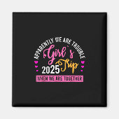 Girl’s Trip 2025 Summer Beach Weekend Vacation Wom マグネット (正面)