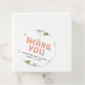 Girl Safari Animal Baby Shower フェイバータグ (インサイチュ)