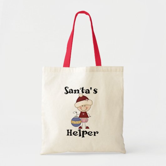 Girl Santa's Helper Tシャツ&ギフト トートバッグ (正面)