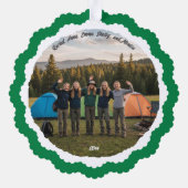 Girl Scout Camp More Worry Less  オーナメントカード (裏面)