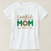 Girl Scout Cookie Mom Appreciation Custom Tシャツ (デザイン正面)