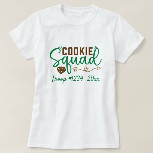 Girl Scout Cookie Squad Custom Tシャツ (デザイン正面)