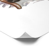 Girl Sewing Dollies ポスター (角)