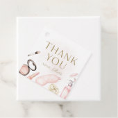 Girl Spa Party Thank You Tag フェイバータグ (インサイチュ)