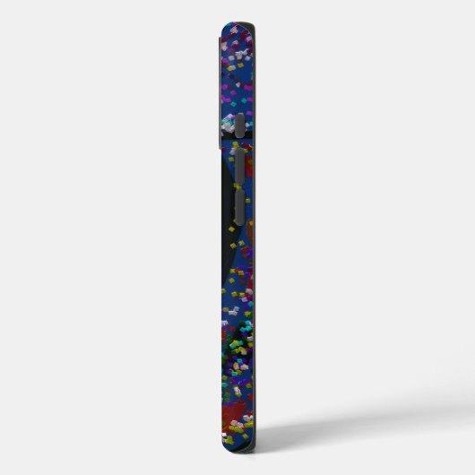 Girl Spotted Glitter Print Hair  Case-Mate iPhoneケース (裏面 / 左)