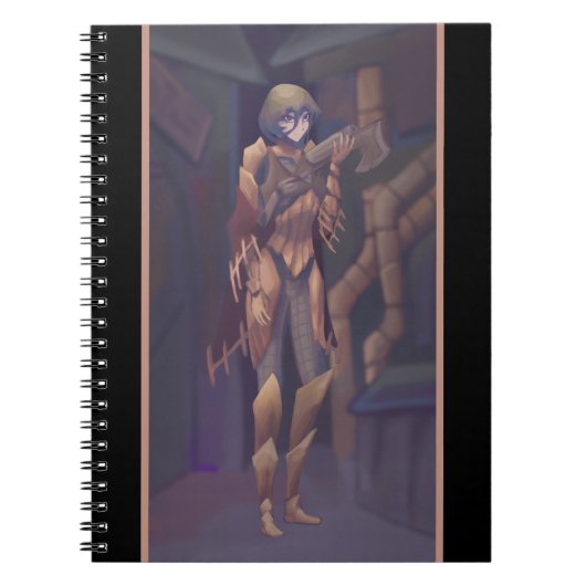 Girl Steampunk anime ノートブック (正面)