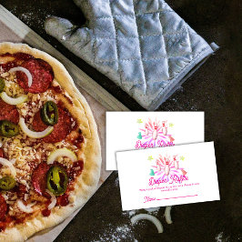 Girl Strike Up Bowling Diaper Raffle Baby Shower エンクロージャーカード