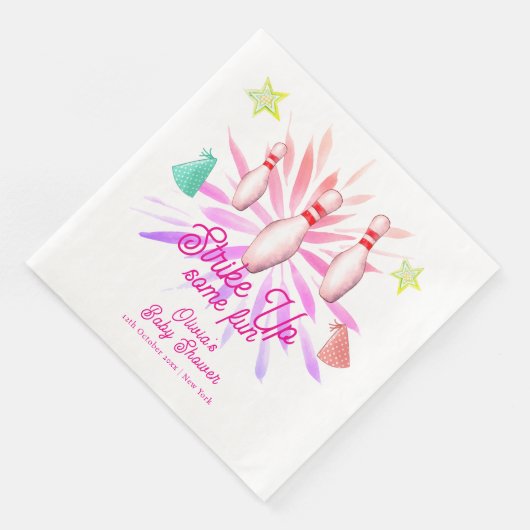 Girl Strike Up Bowling Sport Party Baby Shower (コーナー)