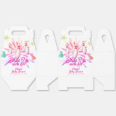 Girl Strike Up Bowling Sport Party Baby Shower フェイバーボックス (見開き)