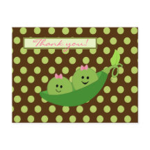 Girl Twins Peas in a Pod Baby Shower