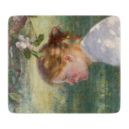 Girl Under the Apple Tree (by Danielson-Gambogi) カッティングボード