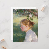 Girl Under the Apple Tree (by Danielson-Gambogi) カード (正面/裏面インサイチュ)