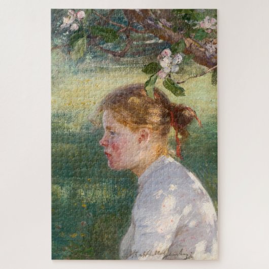 Girl Under the Apple Tree (by Danielson-Gambogi) ジグソーパズル (縦)