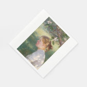 Girl Under the Apple Tree (by Danielson-Gambogi) スタンダードランチョンナプキン (角)