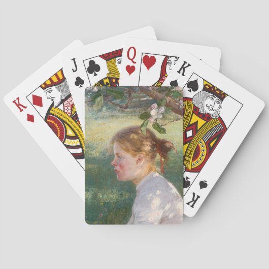 Girl Under the Apple Tree (by Danielson-Gambogi) トランプ (裏面)