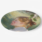 Girl Under the Apple Tree (by Danielson-Gambogi) ペーパープレート (アングル)