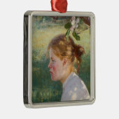 Girl Under the Apple Tree (by Danielson-Gambogi) メタルオーナメント (右)
