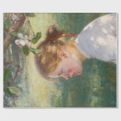 Girl Under the Apple Tree (by Danielson-Gambogi) ラッピングペーパー (フラット)