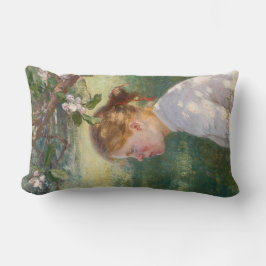 Girl Under the Apple Tree (by Danielson-Gambogi) ランバークッション