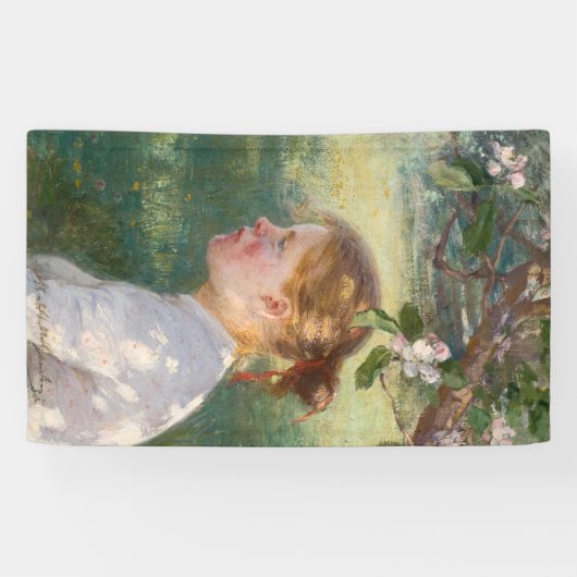 Girl Under the Apple Tree (by Danielson-Gambogi) 横断幕 (横)