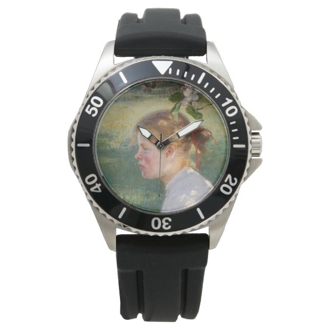 Girl Under the Apple Tree (by Danielson-Gambogi) 腕時計 (正面)