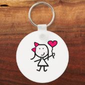 Girl & Valentine キーホルダー (正面)