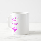 Girl Wer Shirts For Little Girls Smart Is The New  コーヒーマグカップ (正面左)