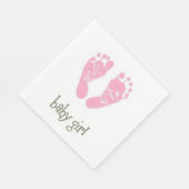 Girl/White Standardランチョンナプキン スタンダードランチョンナプキン (角)