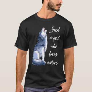 Girl Who Loves Wolves 10 Tシャツ