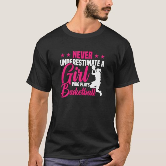 Girl Who Plays Basketball Tシャツ (正面)